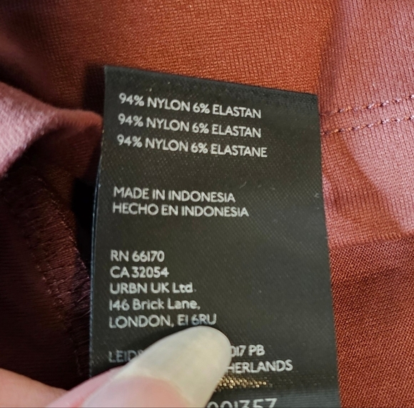 By Anthropologie Women's Tailored Tied Halter Top, LARGE, Cocoa Brown - Picture 6 of 8